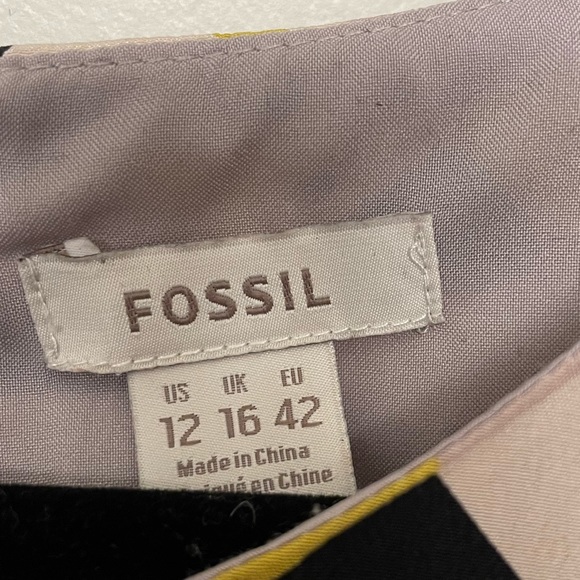 Fossil patterned work dress - Picture 3 of 3